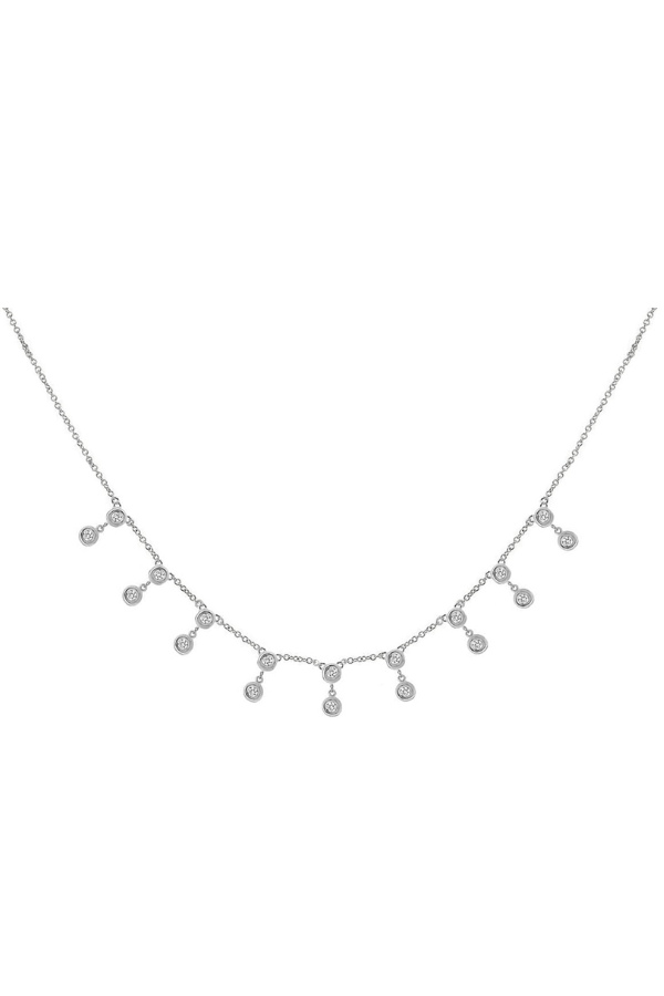 Collier Drop Station à double diamant