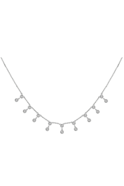 Collier Drop Station à double diamant