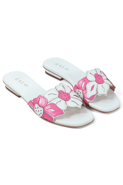 Flora Slide Blanc