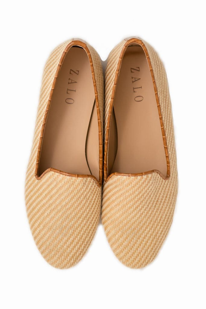 Chausson en raphia naturel