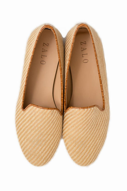 Chausson en raphia naturel