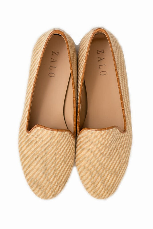 Chausson en raphia naturel