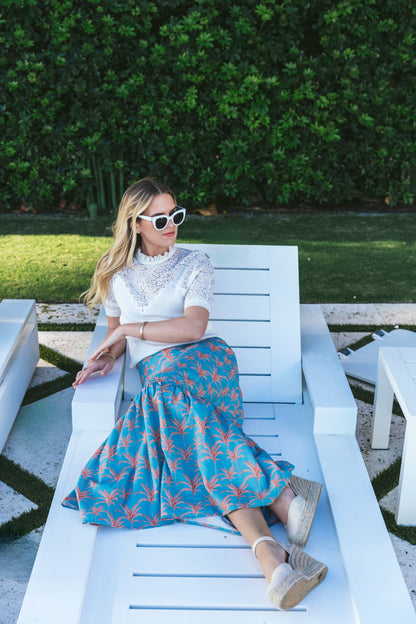 Jupe en lin Lizzie | Palmier Callista