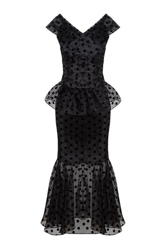 Ensemble Lily en organza noir