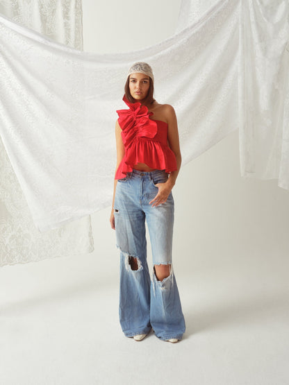 Blouse Juliette Taffetas Chianti