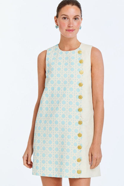 Robe courte festonnée Etta