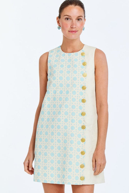 Robe courte festonnée Etta