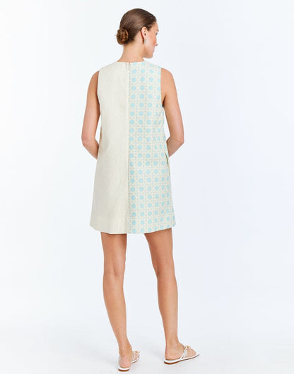 Robe courte festonnée Etta
