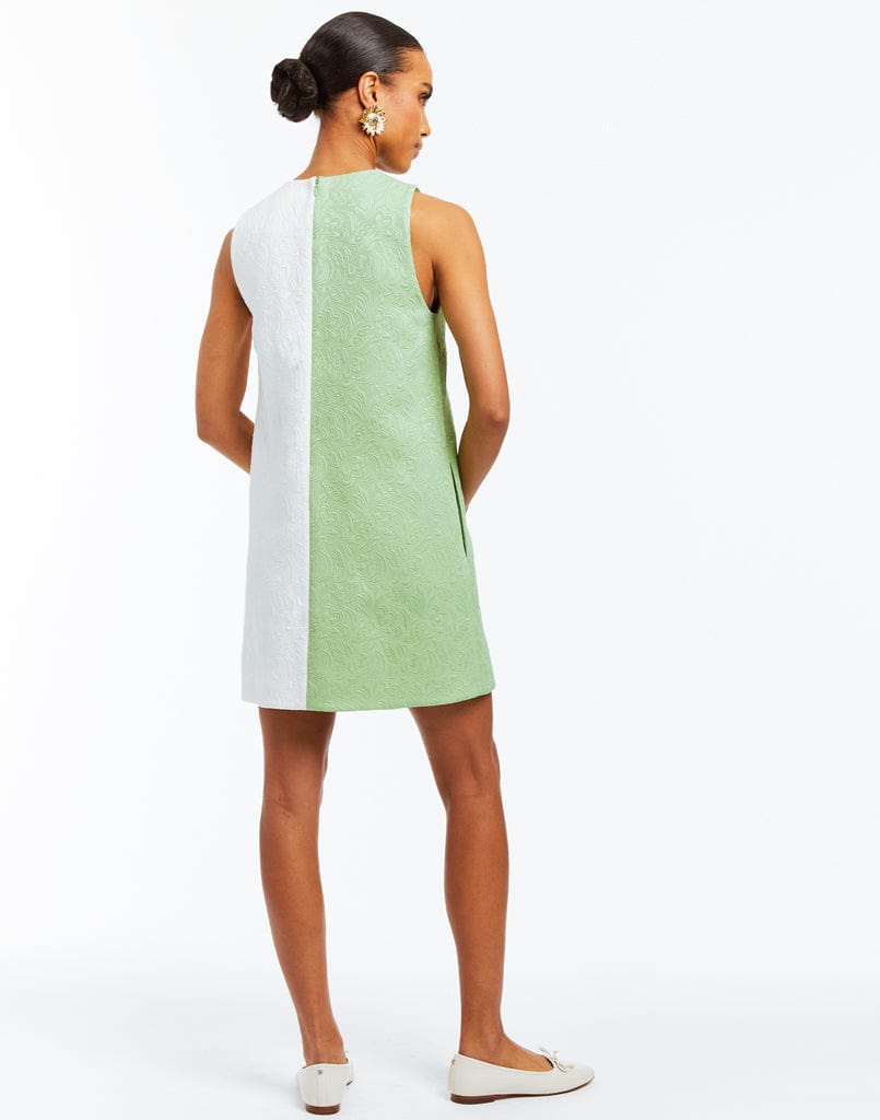 Robe courte festonnée Etta