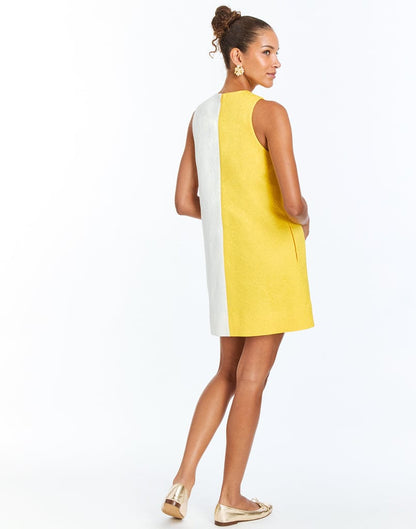 Robe courte festonnée Etta
