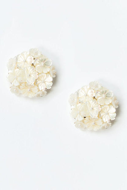Boucle d'oreille en perles Sampaguita