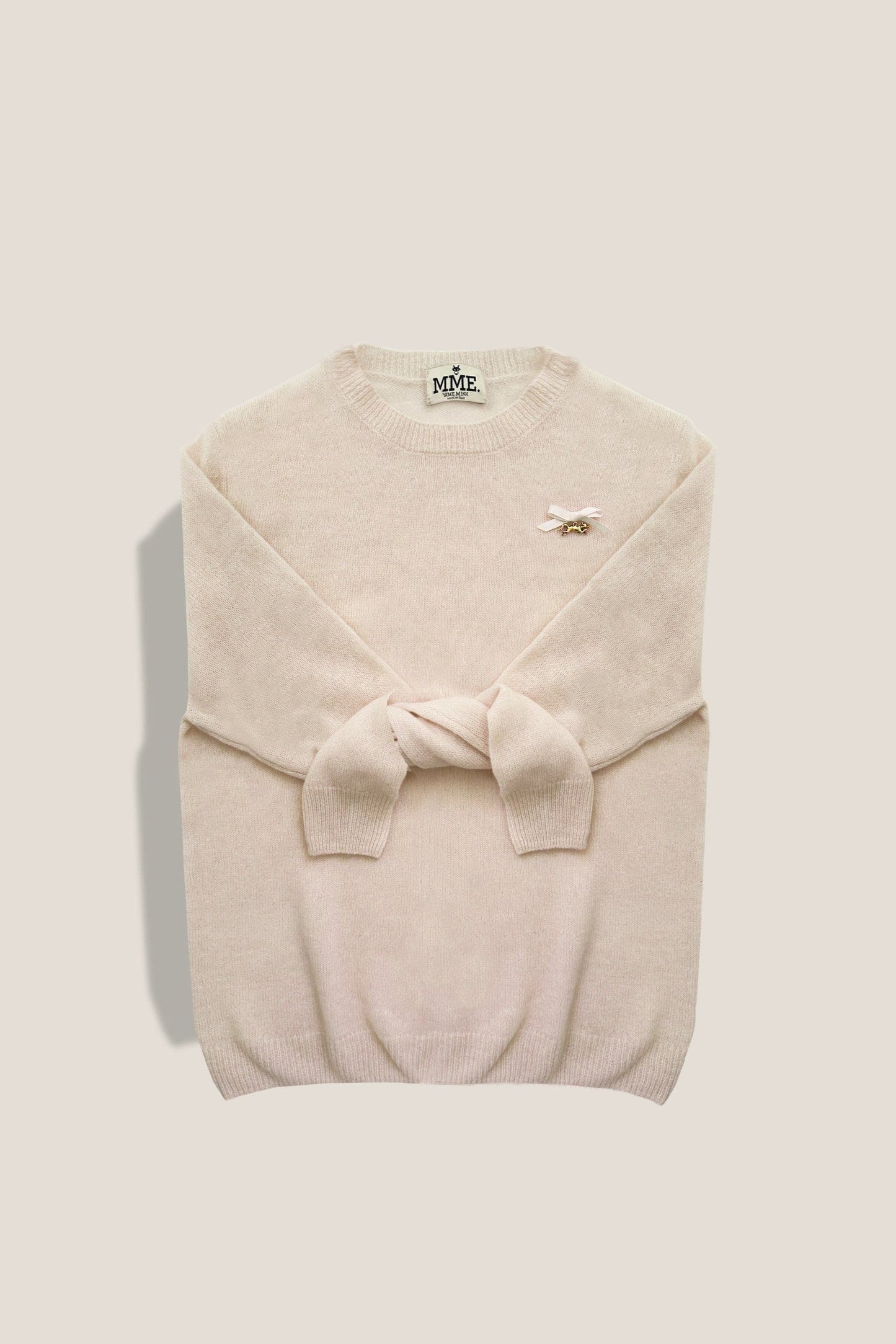 Pull en cachemire MME - Crème