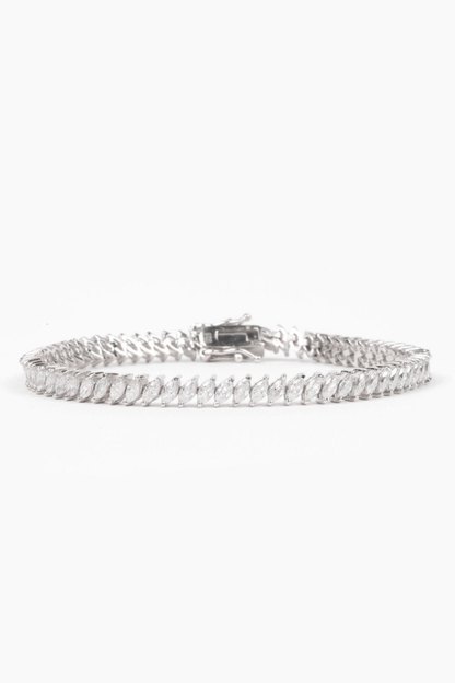 Bracelet tennis Arden Marquise 4 mm