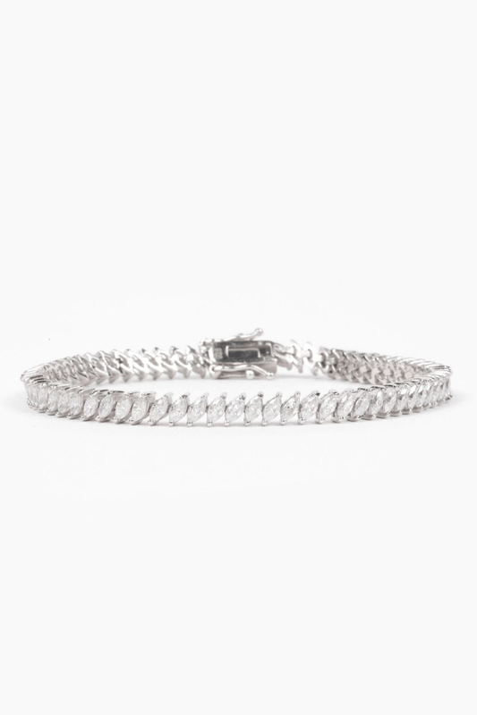 Bracelet tennis Arden Marquise 4 mm
