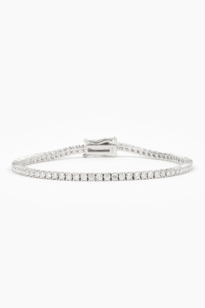 Bracelet tennis rond Mae 2 mm