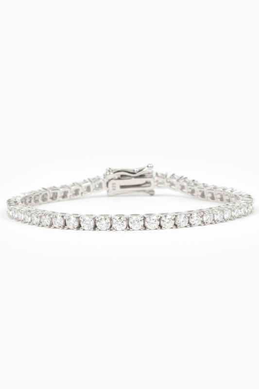 Bracelet tennis rond Mae 3 mm