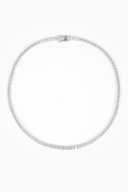 Collier tennis rond Mae 3 mm