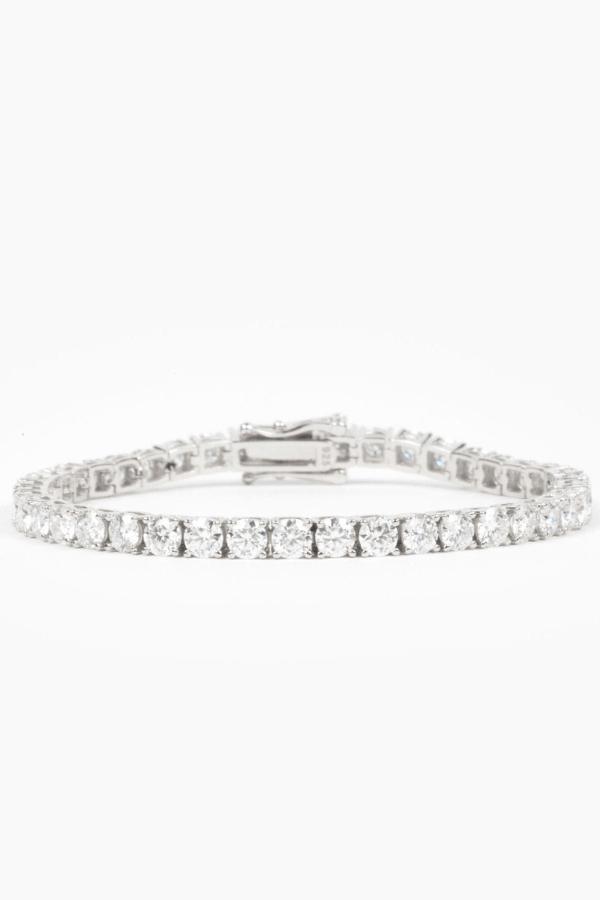 Bracelet tennis rond Mae 4 mm