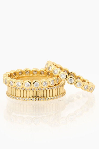 Bague à lunette ronde Remi