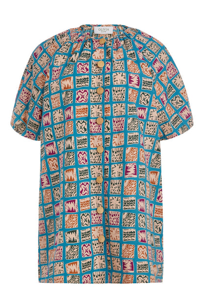 Robe Frannie - Carreaux de mer