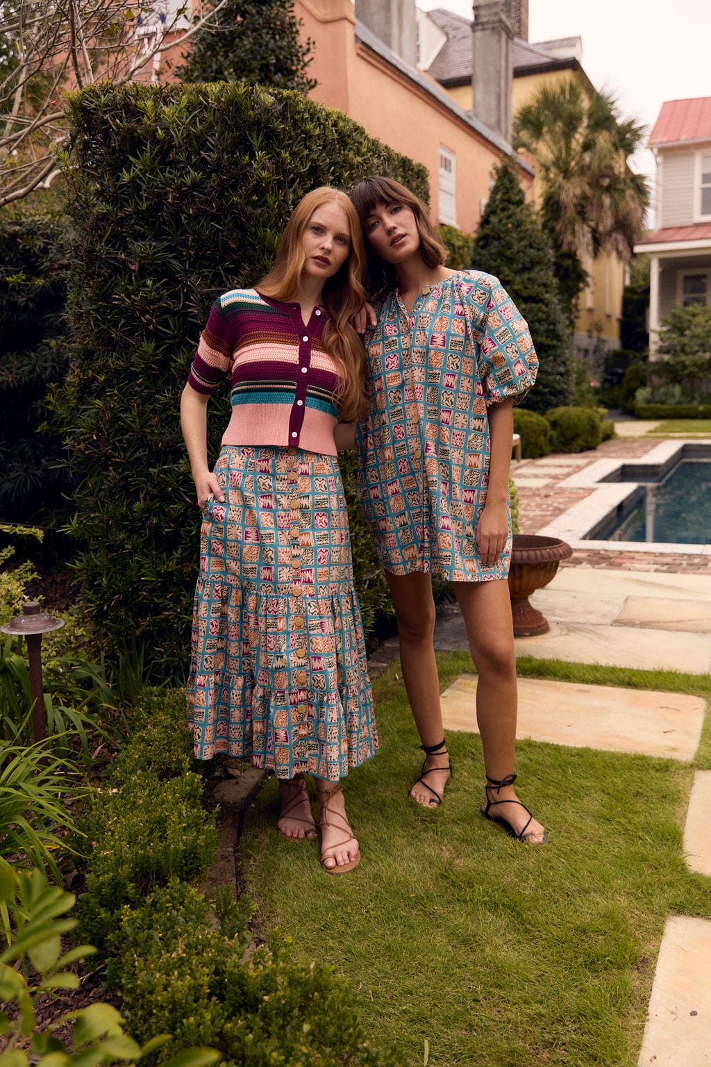 Robe Frannie - Carreaux de mer