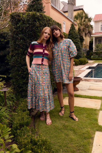 Robe Frannie - Carreaux de mer