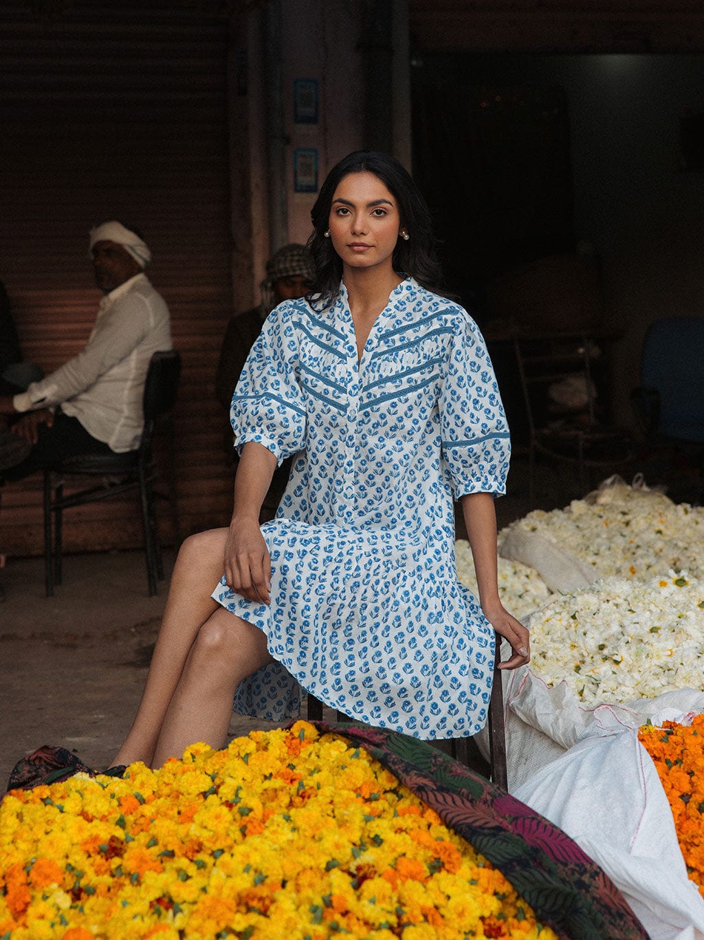 Robe Pippa imprimé pissenlit