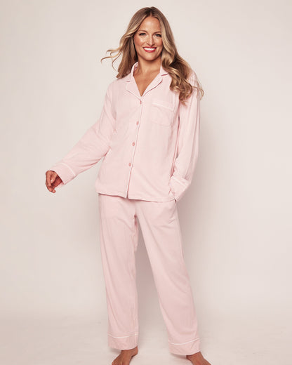 Ensemble pyjama Pima rose pour femme