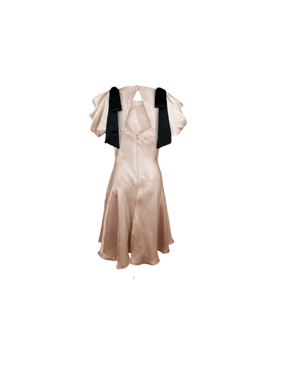 Robe Dahlia Nœud Champagne avec Étoiles