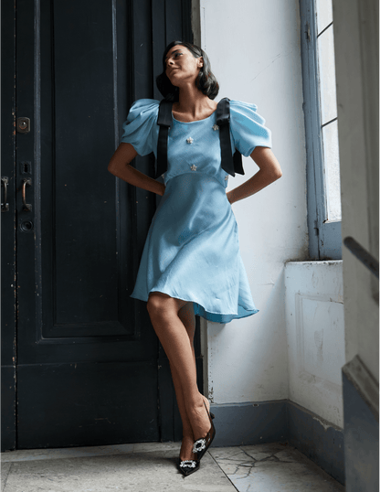 Robe nœud Dahlia Starlight avec étoiles