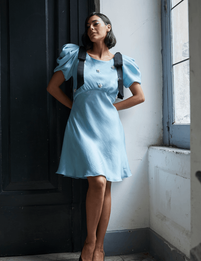 Robe nœud Dahlia Starlight avec étoiles