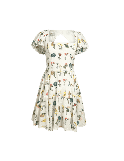 Octavia Fleur sauvage brodée