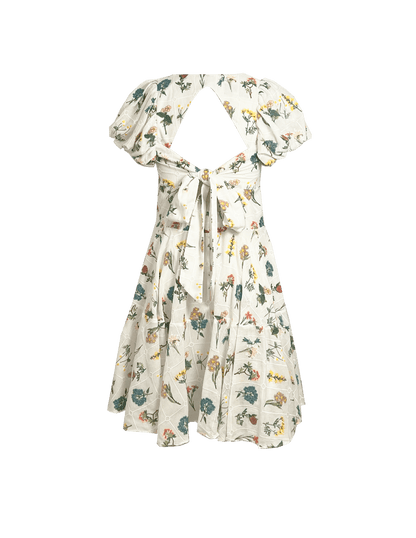 Octavia Fleur sauvage brodée