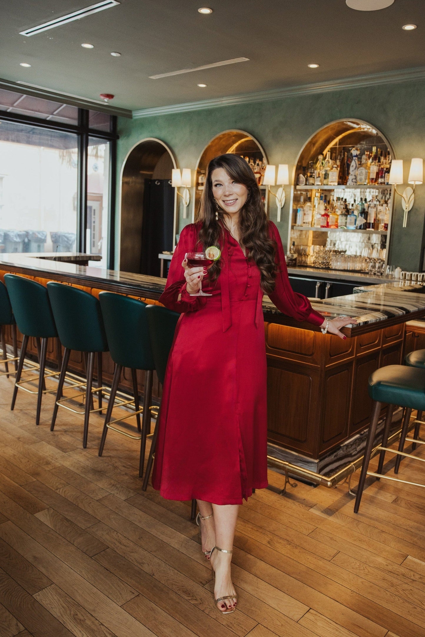 Robe en soie Samantha