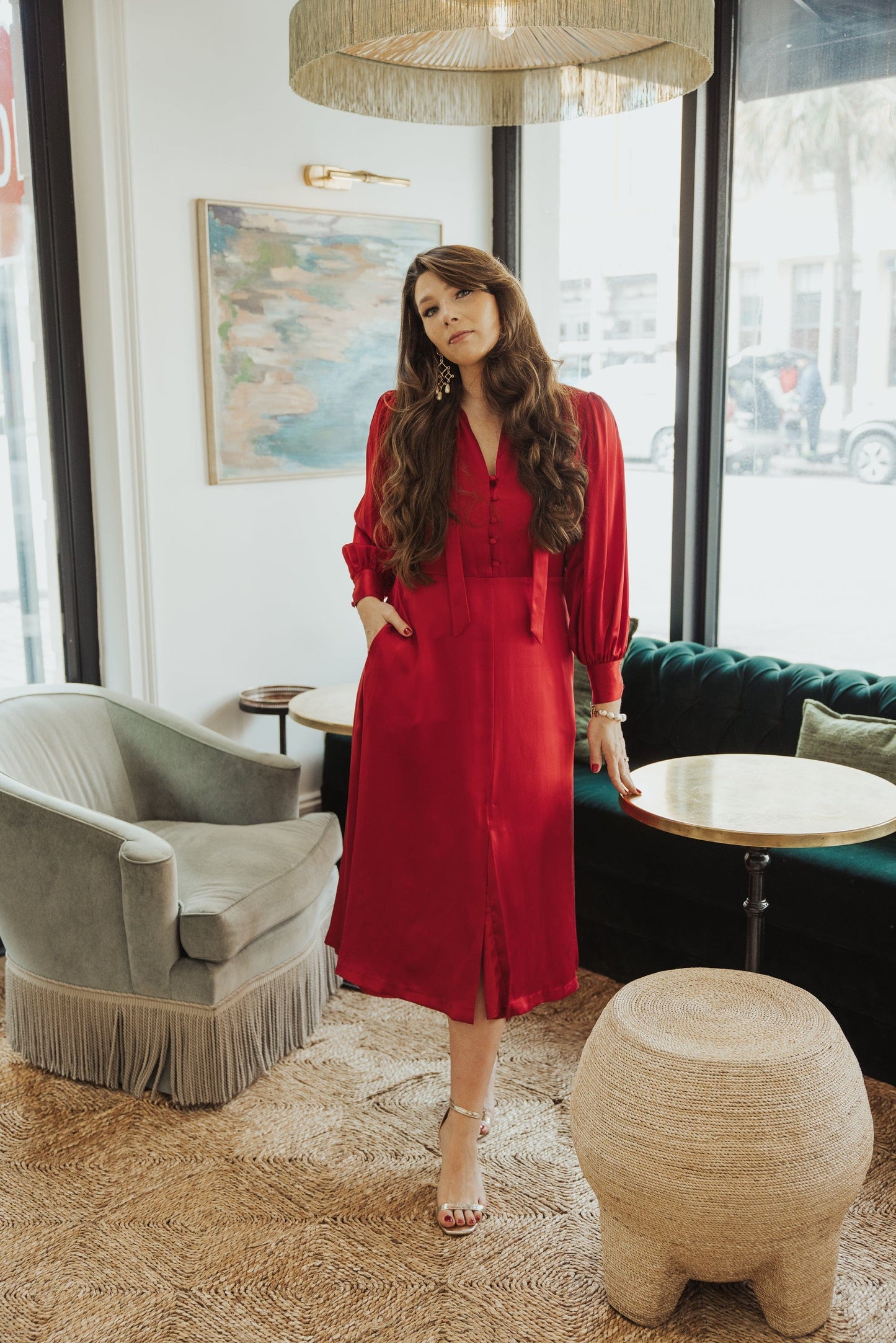 Robe en soie Samantha