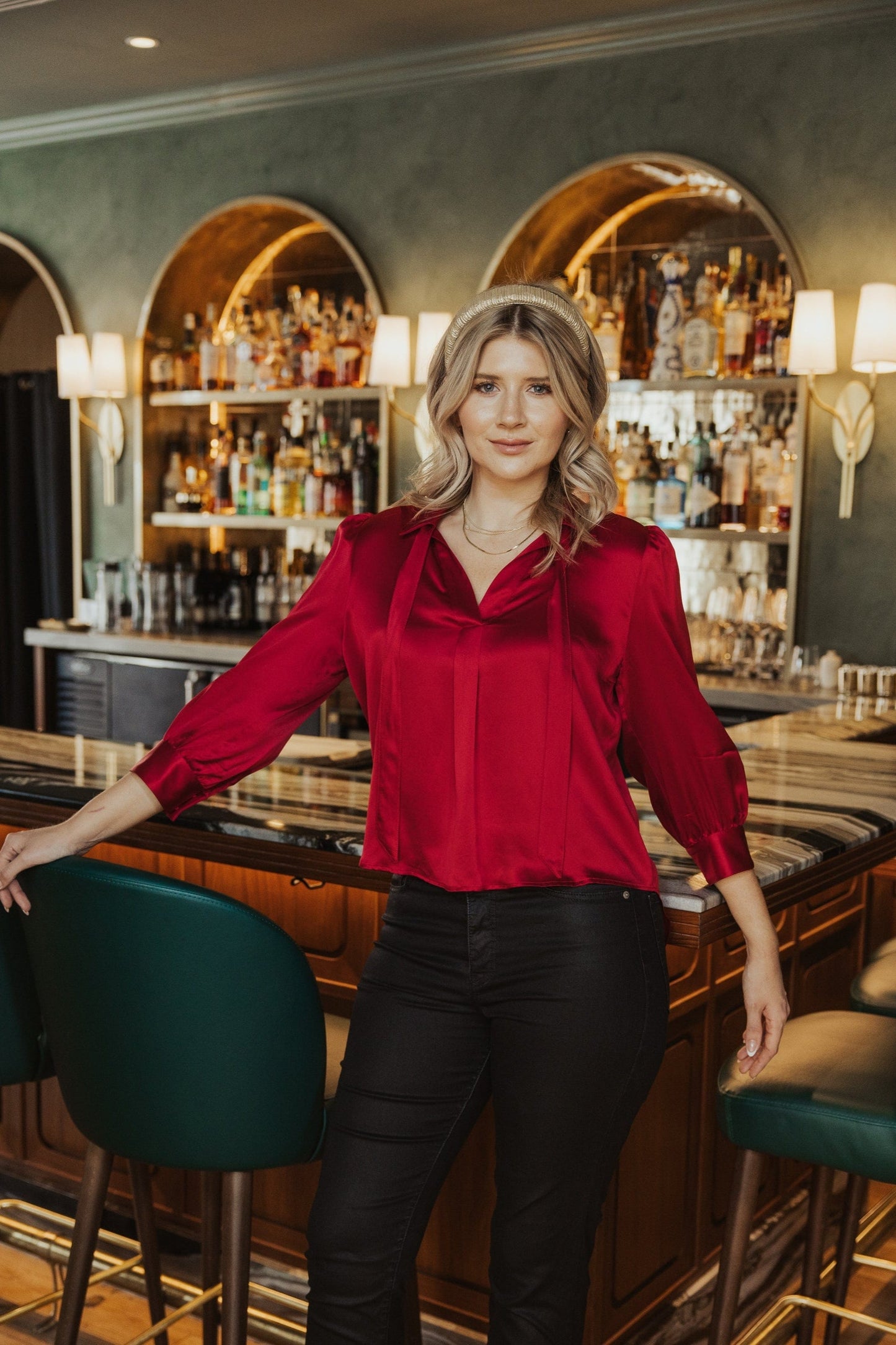 Chemisier en soie Rachel