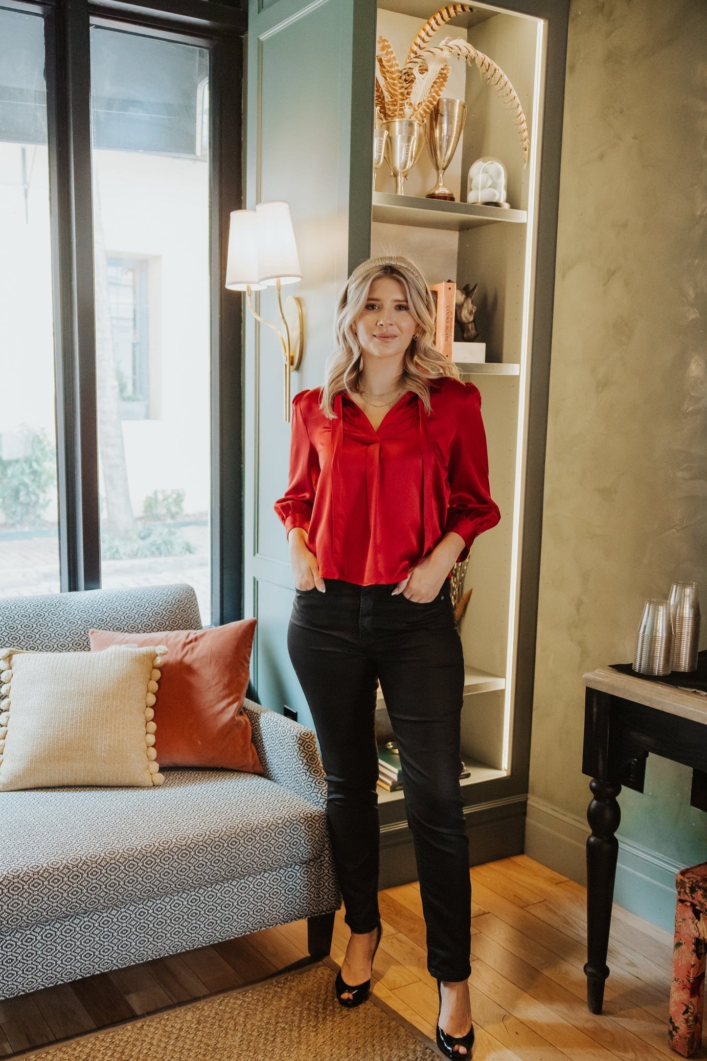 Chemisier en soie Rachel