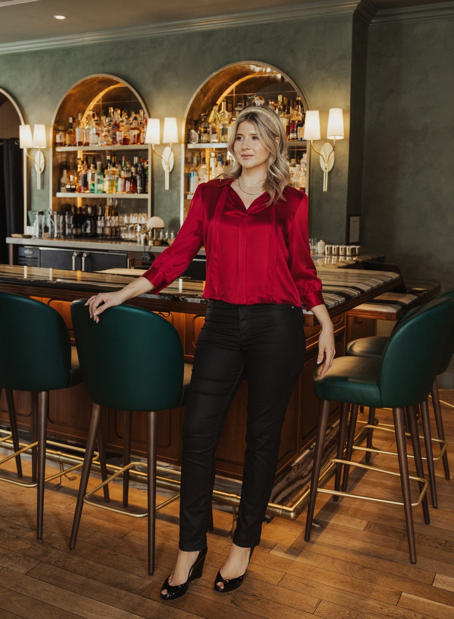 Chemisier en soie Rachel