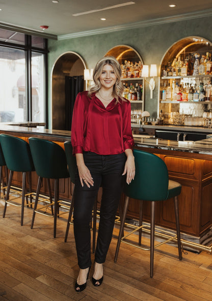 Chemisier en soie Rachel