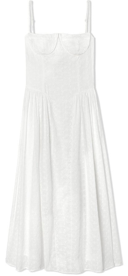 Robe Lou Lou à œillets blancs