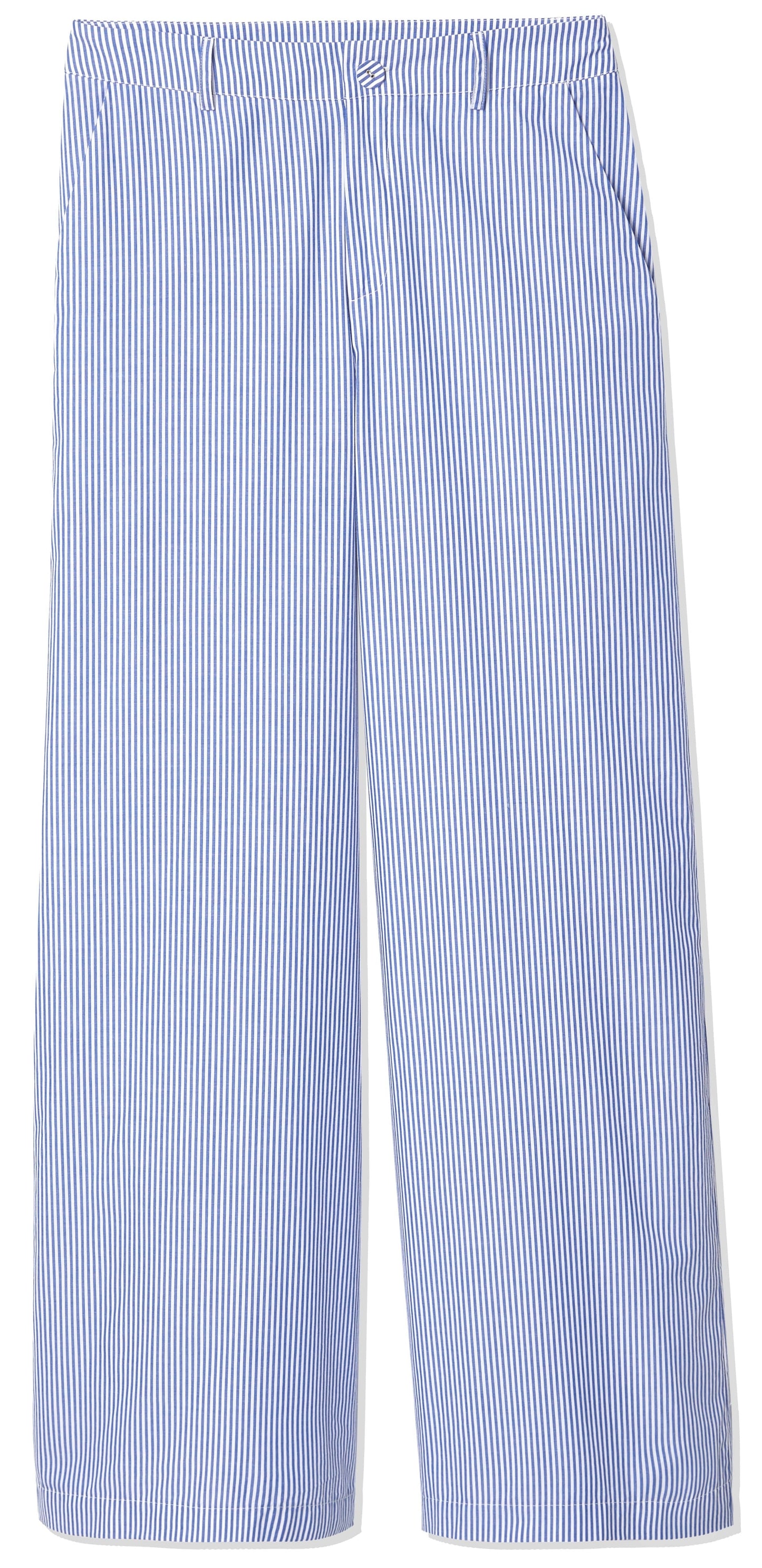 Pantalon Portofino à rayures bleues