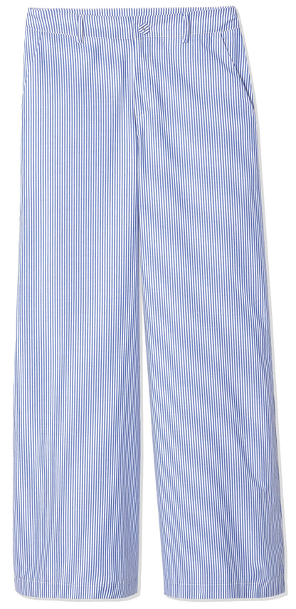 Pantalon Portofino à rayures bleues