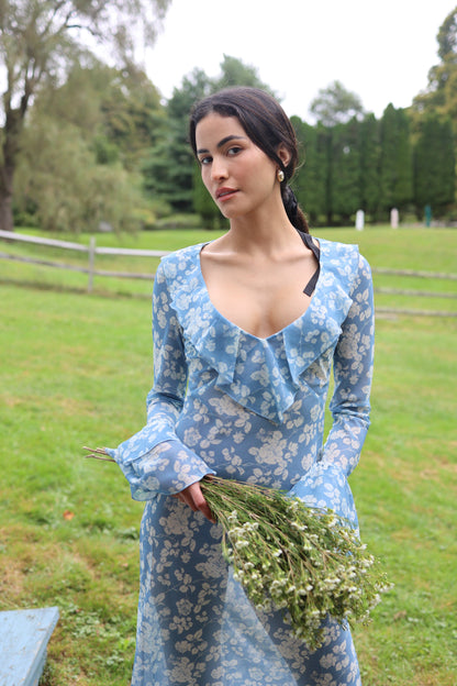 Robe Shellona Bleu Floral