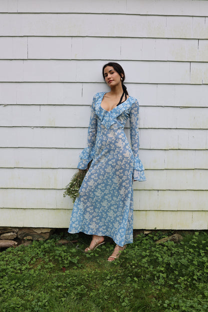 Robe Shellona Bleu Floral