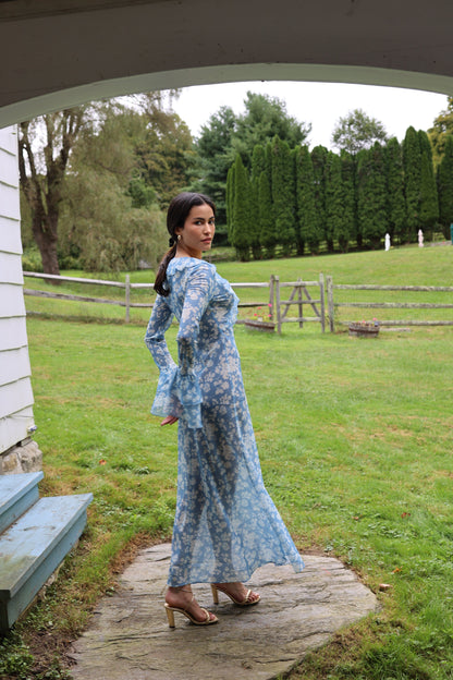 Robe Shellona Bleu Floral