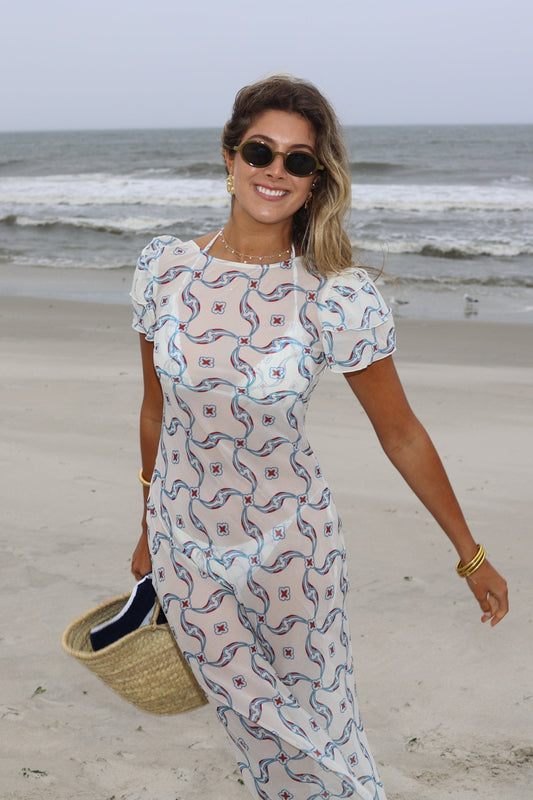 Robe Fox à imprimé carreaux