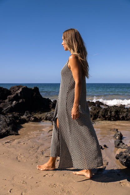 Robe Sorrento - Noir et crème