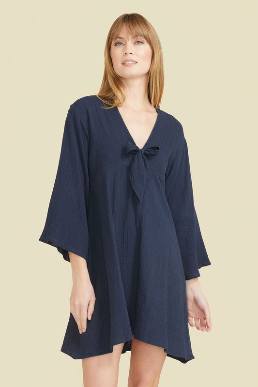 Robe Gemma - Bleu marine