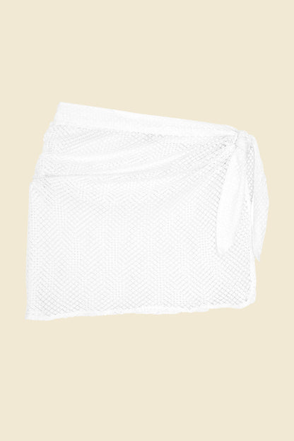 Paréo Sicile - Crochet Blanc