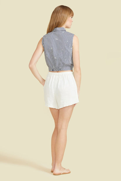 Chemise Sole - Rayures bleu marine et blanches